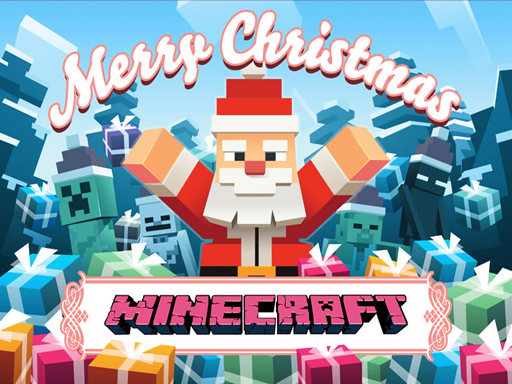 Image of the game MineCraft Christmas Jigsaw  Puzzle