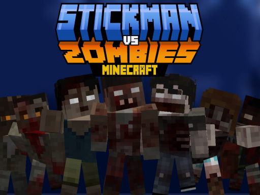 Image of the game Stickman vs Zombies Minecraft