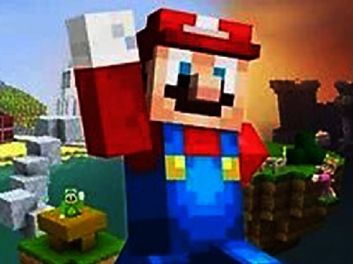Image of the game Minecraft Mario Jigsaw Puzzle